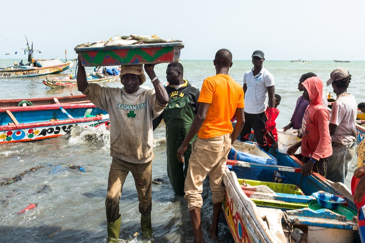 Arrivée des pêcheurs de M’bour